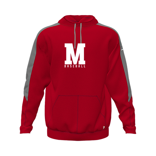 [CUS-DFW-HOOD-FLC-LSL-RED-YXS-LOGO2] Hoodie (Youth XS, Red, Logo 2)