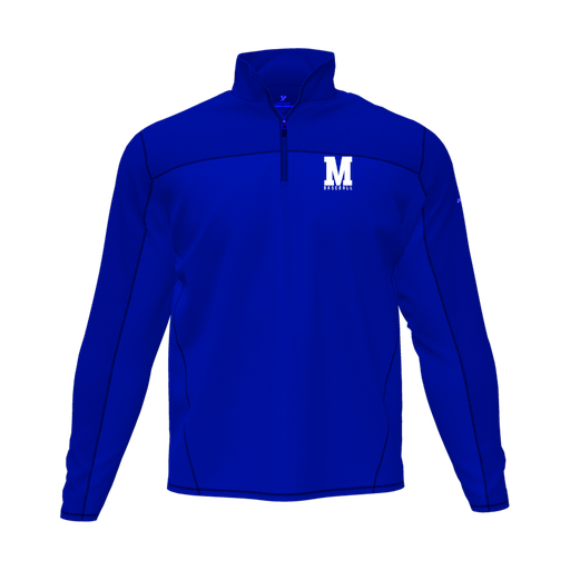 [CUS-DFW-QTRZ-PER-LSL-RYL-AS-LOGO2] Quarter Zip Pullover (Adult S, Royal, Logo 2)