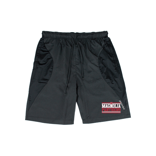 [CUS-DFW-SHOR-PER-CRV-BLK-YXXS-LOGO3] Shorts (Curve Shorts) (Youth XXS, Black, Logo 3)