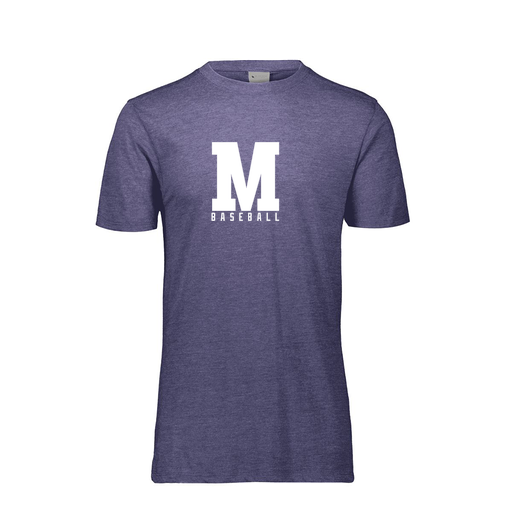 [FTSCUBRY-AS-LOGO2] Decker Men's Tri-Blend T-Shirt - Short Sleeve (Adult S, Royal, Logo 2)