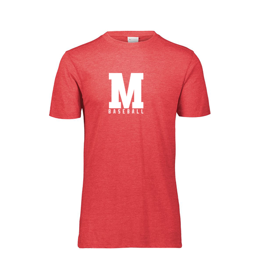 [FTSCUBRD-AS-LOGO2] Decker Men's Tri-Blend T-Shirt - Short Sleeve (Adult S, Red, Logo 2)