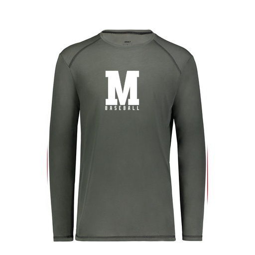 [6846.98D.S-LOGO2] Youth SoftTouch Long Sleeve (Youth S, Gray, Logo 2)