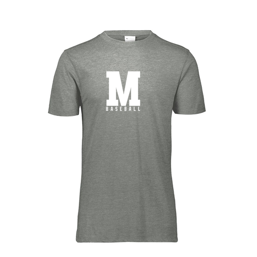 [FTSCUBGY-YS-LOGO2] Decker Youth Tri-Blend T-Shirt - Short Sleeve (Youth S, Gray, Logo 2)