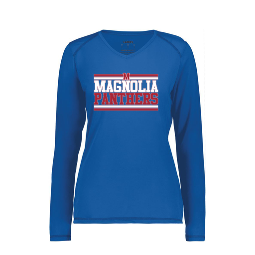 [6847.060.XS-LOGO3] Women's SoftTouch Long Sleeve (Female Adult XS, Royal, Logo 3)