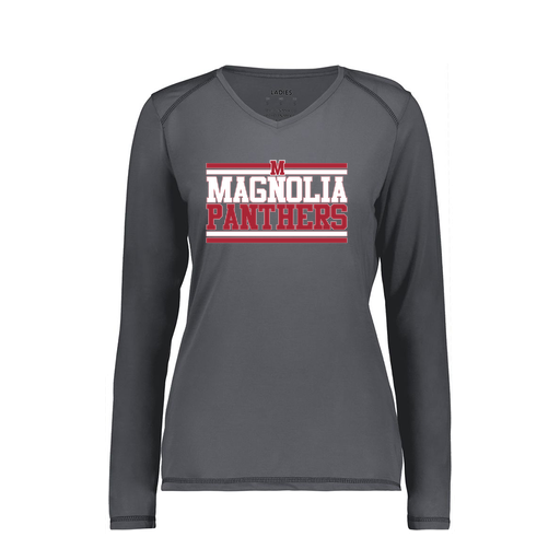 [6847.98D.XS-LOGO3] Women's SoftTouch Long Sleeve (Female Adult XS, Gray, Logo 3)