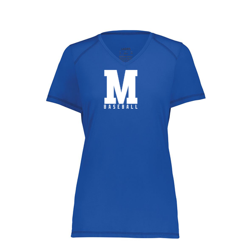 [6844.060.XS-LOGO2] Women's SoftTouch Short Sleeve (Female Adult XS, Royal, Logo 2)