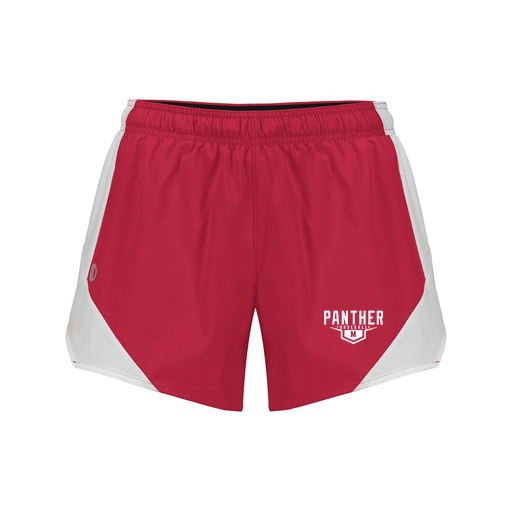 [229489.H01.S-LOGO1] Girls Olympus Shorts (Female Youth S, Red, Logo 1)