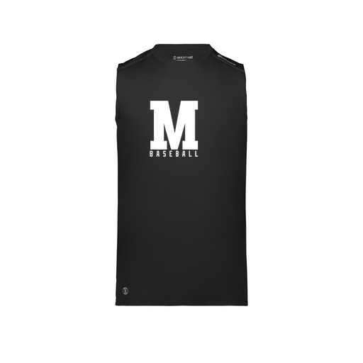 [222593.080.S-LOGO2] Men's CoolDry TankTop (Adult S, Black, Logo 2)