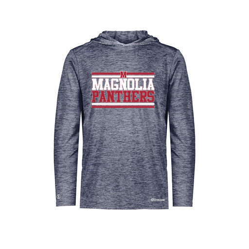 [FOLHCGNV-AS-LOGO3] Decker Men's Charge Hoodie (Adult S, Navy, Logo 3)