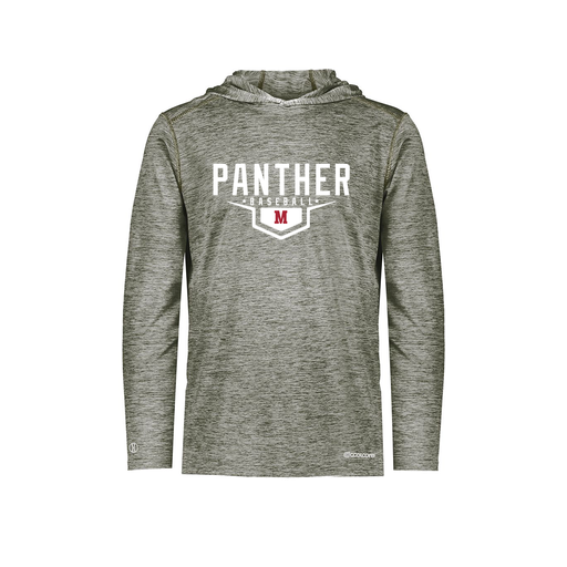 [FOLHCGGY-AS-LOGO1] Decker Men's Charge Hoodie (Adult S, Gray, Logo 1)