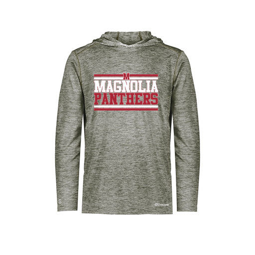 [FOLHCGGY-AS-LOGO3] Decker Men's Charge Hoodie (Adult S, Gray, Logo 3)