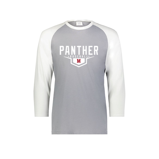 [6880.74S.S-LOGO1] Youth Vintage 3/4 T-Shirt (Youth S, White, Logo 1)