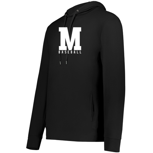[222598.080.S-LOGO2] Men's Ventura Thin Knit Hoodie (Adult S, Black, Logo 2)