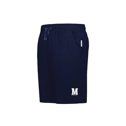 [223504.065.XS-LOGO2] Men's Ventura Soft Knit Shorts (Adult XS, Navy, Logo 2)